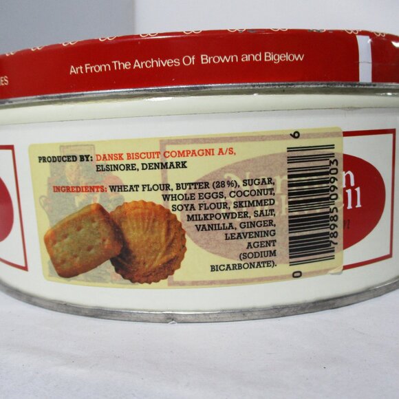 Vintage 1985 Norman Rockwell Ltd Ed Round Cookie Biscuit Tin Doctor & Doll - Picture 9 of 9